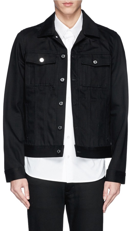 givenchy black jean jacket
