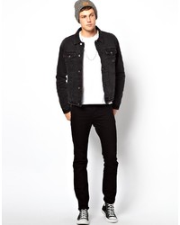 Asos Denim Jacket With Distressed Effect