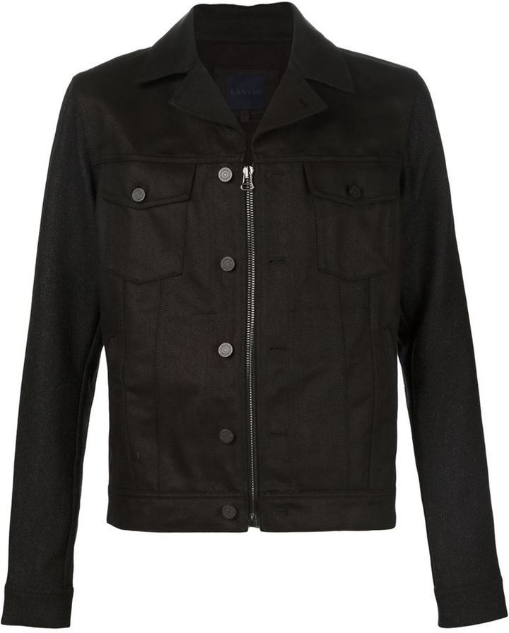 Levi's Womens Sz XS Blue Two Minds Ex-Boyfriend Contrast-Sleeve Denim Jacket  $80 | eBay