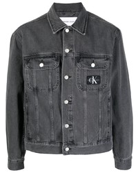 Calvin Klein Jeans Logo Patch Denim Jacket