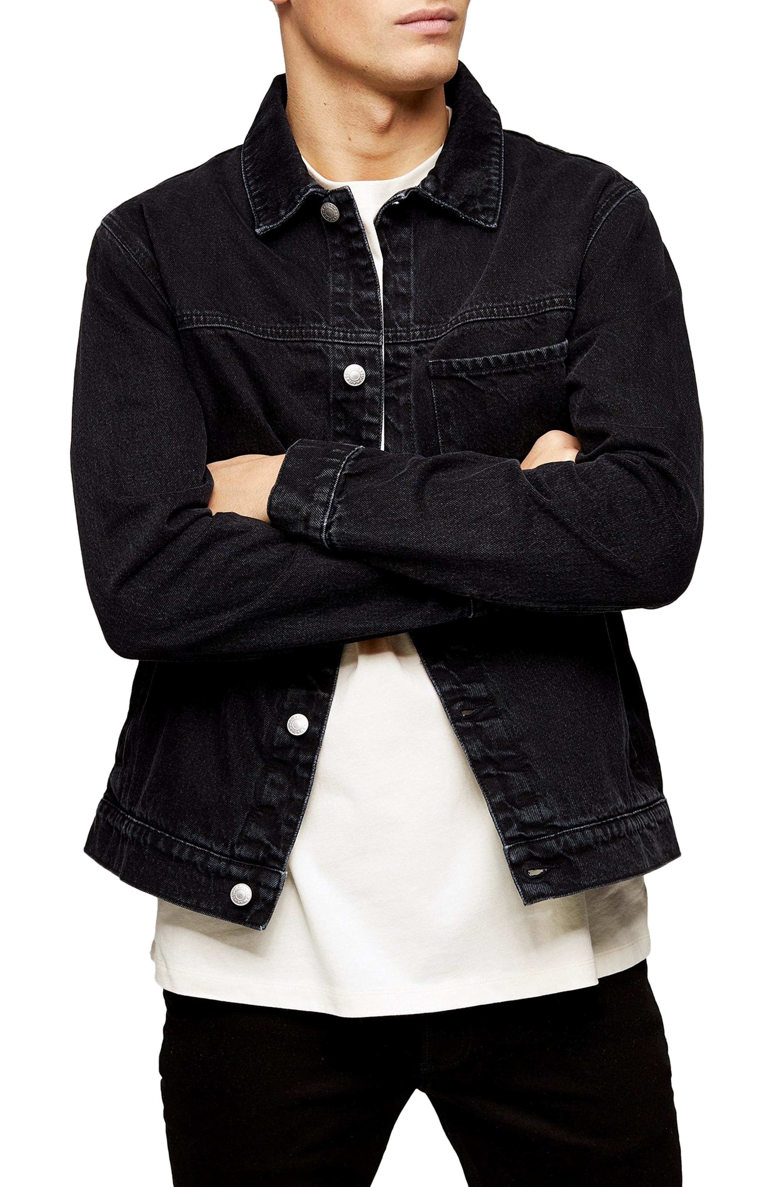 Topman Organic Cotton Denim Jacket, $42 | Nordstrom | Lookastic