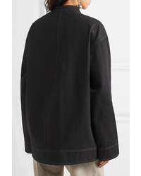 Lemaire Oversized Denim Jacket Black