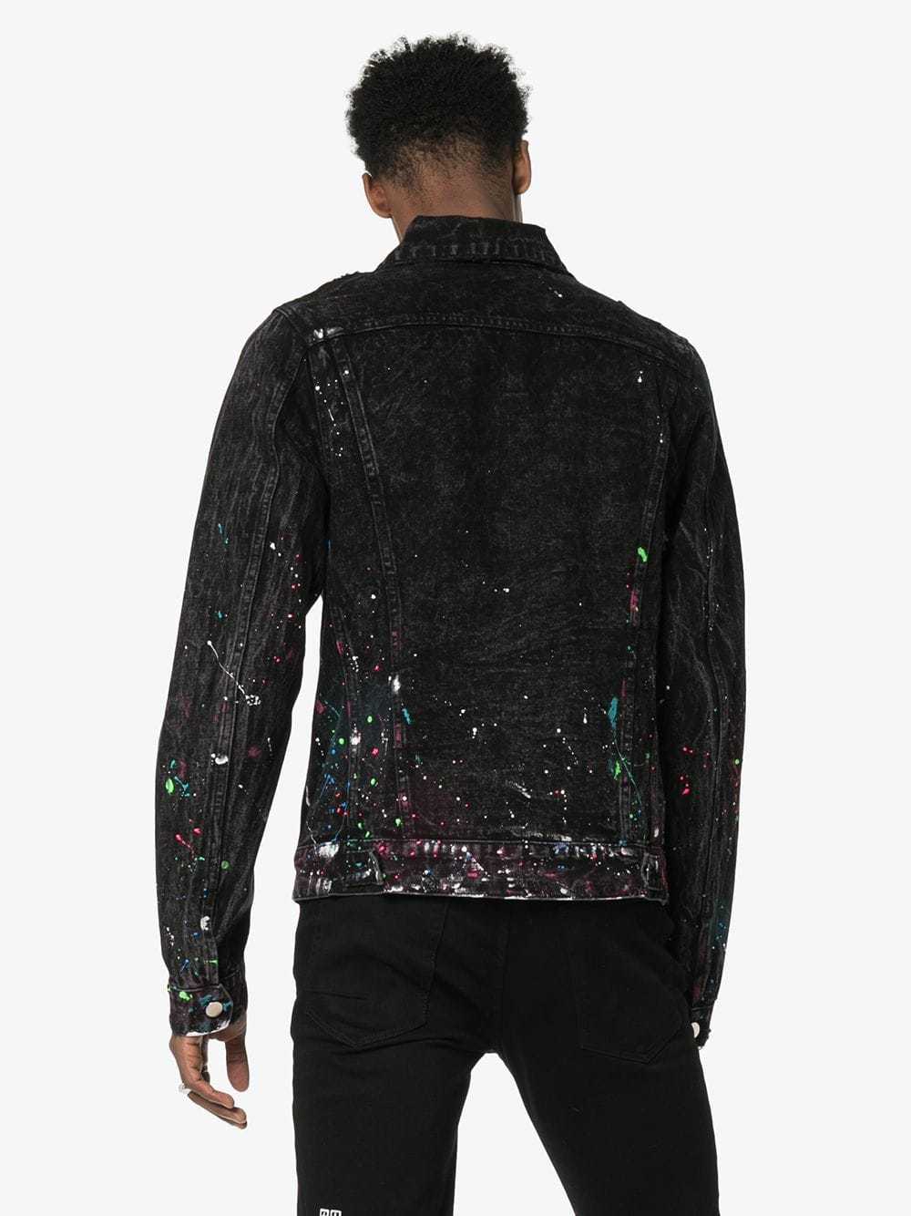 amiri black denim jacket