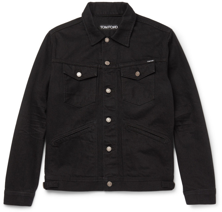 Tom Ford Slim Fit Selvedge Denim Jacket, $870 | MR PORTER | Lookastic