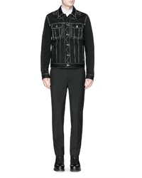 Givenchy Star Stitching Denim Jacket