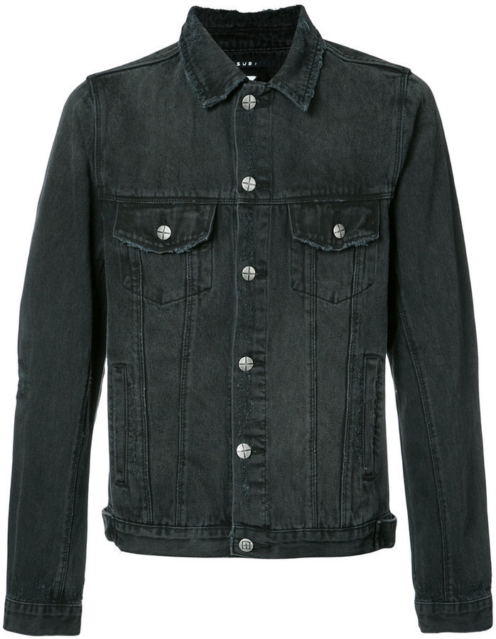 Ksubi Stonewashed Denim Jacket, $240 | farfetch.com | Lookastic