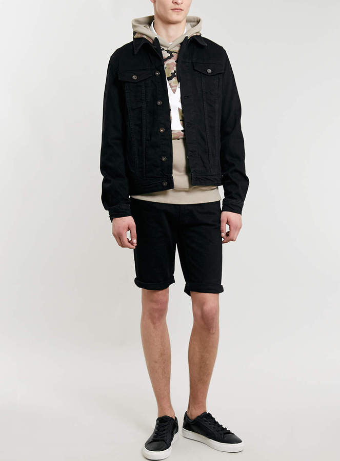 Topman Black Denim Western Jacket, $90 | Topman | Lookastic