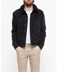 Topman Black Denim Western Jacket, $110 | Need Supply Co. | Lookastic