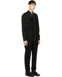 Givenchy Black Denim Overalls