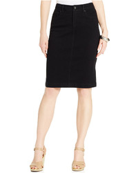 Style&co. Style Co Knit Denim Skirt Only At Macys