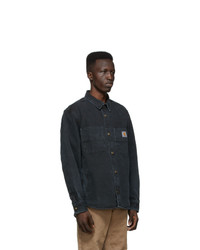 CARHARTT WORK IN PROGRESS Black Glenn Shirt Jacket