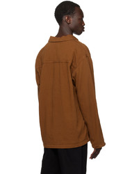 Lemaire Brown Overshirt Jacket