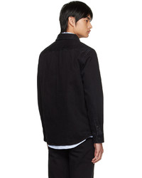 A.P.C. Black New Valerian Denim Shirt