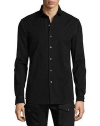 Ralph Lauren Denim Button Front Shirt Black