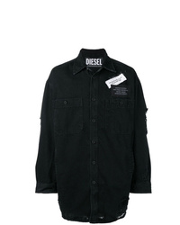 Diesel Distressed Shirt With Patches