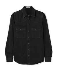 Givenchy Embroidered Denim Shirt