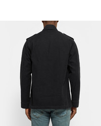 Saint Laurent Stonewashed Cotton Shirt Jacket