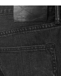 AllSaints Print Switch Denim Shorts