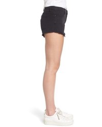 Blank NYC Blanknyc Pucker Up Fray Hem Cutoff Denim Shorts