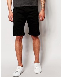Edwin Denim Shorts Ed 55 Relaxed Tapered Cs Ink Black Rinsed