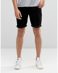 Asos Denim Shorts In Skinny Fit Mid Length
