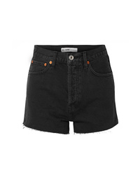RE/DONE Frayed Denim Shorts