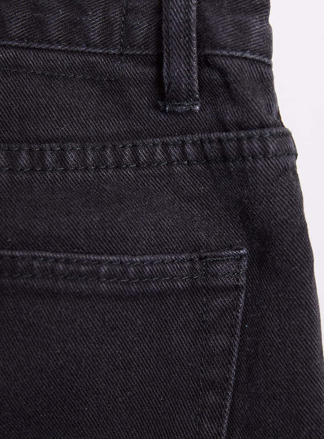 Topman Black Ripped Denim Skinny Shorts, $60 | Topman | Lookastic