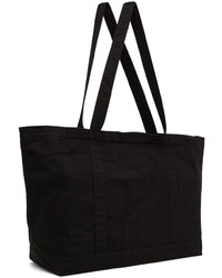 Raf Simons Black Oversized Denim Tote Bag