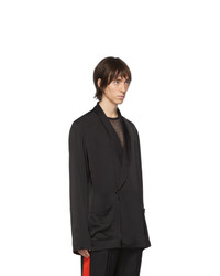 Dries Van Noten Black Charles Shirt Blazer