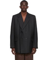 Camiel Fortgens Black Double Breasted Suit Blazer