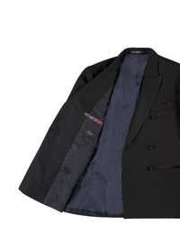 Paul Smith Black Double Breasted Wool Blazer