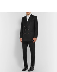 Givenchy Black Double Breasted Wool Blazer