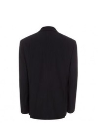 Paul Smith Black Double Breasted Wool Blend Blazer