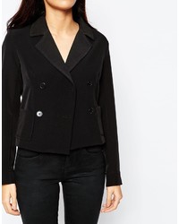 Asos Collection Cropped Double Breasted Blazer