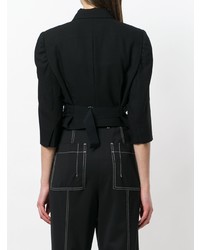 Ann Demeulemeester Cropped Double Breasted Blazer