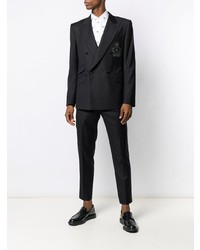Dolce & Gabbana Dg Patch Double Breasted Blazer
