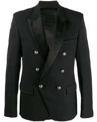 Rainer Andreesen wearing Black Overcoat, Black Double Breasted Blazer ...