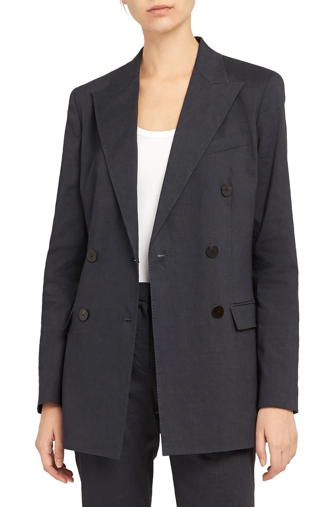 Theory Double Breasted Blazer, $321 | Nordstrom | Lookastic