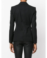 Dolce & Gabbana Double Breasted Crown Patch Blazer