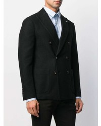 Lardini Double Breasted Fitted Blazer