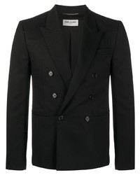Saint Laurent Double Breasted Fitted Blazer