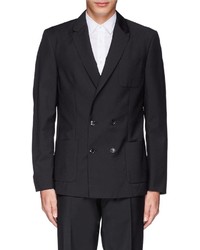 Mauro Grifoni Double Breasted Wool Blazer