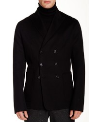 Ports 1961 Double Breasted Wool Blend Coat