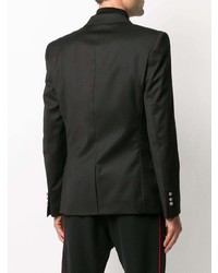 Balmain Embossed Button Double Breasted Blazer