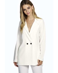 Boohoo Erin Double Breasted Tailored Blazer