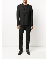 Saint Laurent Fitted Double Breasted Blazer