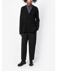 Paul Smith Knitted Double Breasted Blazer