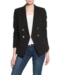 Mango Outlet Double Breasted Blazer