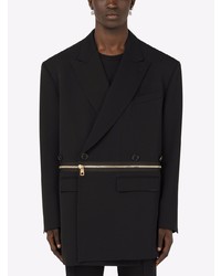 Dolce & Gabbana Oversized Zip Around Wool Blazer