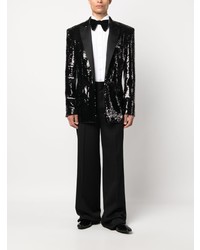 Balmain Sequinned Double Breasted Blazer